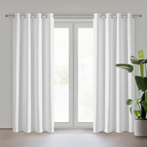 ArtFir Zatemňovací záves ADLEY K | biela 135 x 250 cm