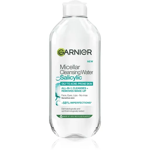Garnier Salicylic Micellar Cleansing Water micelárna čistiaca voda s kyselinou salicylovou 400 ml