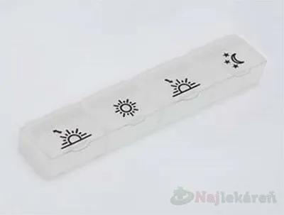 Obzor Dávkovač liekov denný 04 Biely