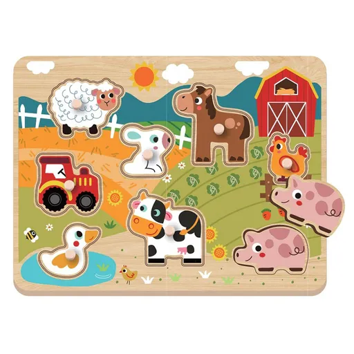 2KIDS Toys puzzle farma 9 kusov