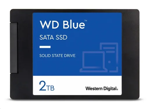 WD BLUE SSD 3D NAND WDS200T3B0A 2TB Powered by SanDisk, SATA/600 (R:560, W:530MB/s), 2.5"