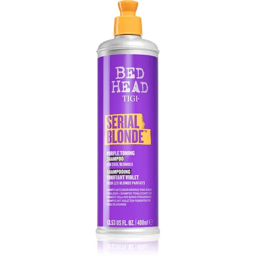 TIGI Serial Blonde Purple Toning Shampoo fialový tónovací šampón pre blond a melírované vlasy 400 ml