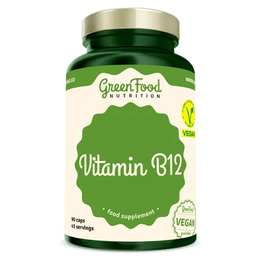 GREENFOOD NUTRITION Vitamín B12 90 kapsúl