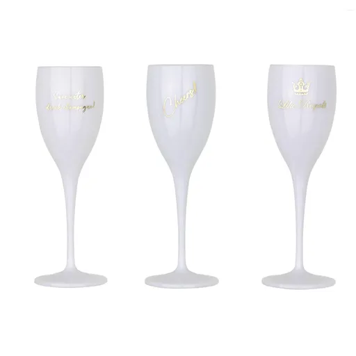 Haushalt international Plastová sklenice na šampaňské, 180 ml