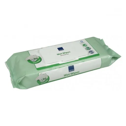 ABENA Wet zvlhčené čistiace obrúsky 80 ks