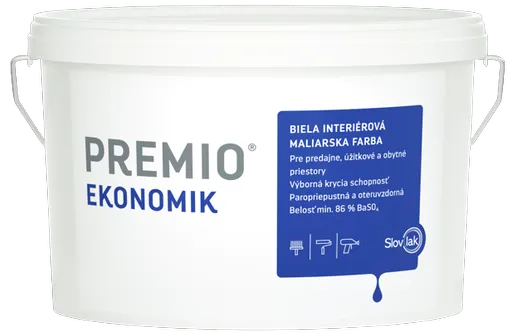 PREMIO EKONOMIK - Lacnejšia interiérová farba biela 25 kg