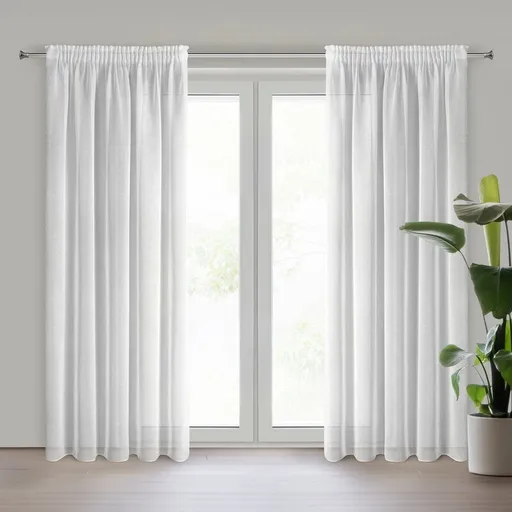 ArtFir Záclona ANGELA P | biela 140 x 300 cm