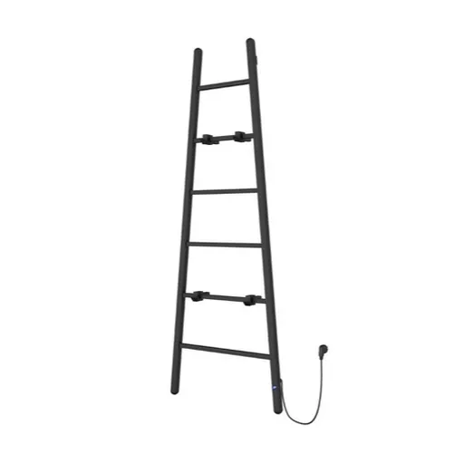 HOPA Escada elektrický držiak na uteráky 160x60 cm čierny matný RADESCE231