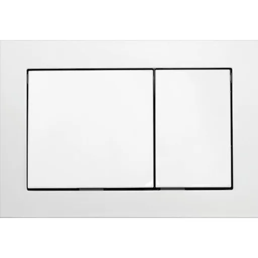 Tece Base ovládacie tlačidlo z plastu v bielej farbe lesk 9240700 9.240.700