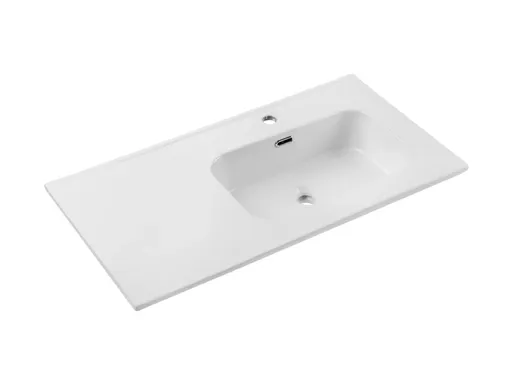 ArtCom Keramické umývadlo GO2 90 P | biely lesk 90 cm