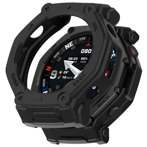TPU HALF COVER Kryt pre Amazfit T-Rex 3 Pro 48mm čierny