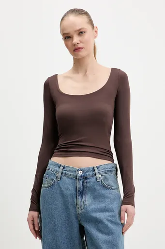 Tričko s dlhým rukávom Hollister Co.