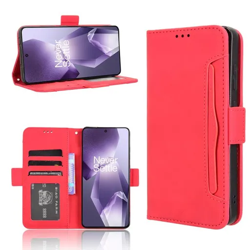 SLOT Peňaženkový obal pre OnePlus 13R 5G červený