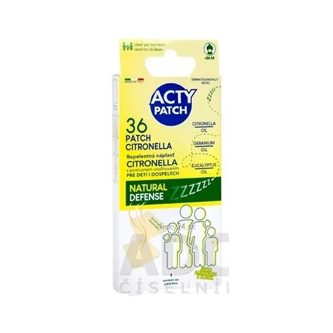 ACTYPATCH REPELENTNÁ NÁPLASŤ CITRONELLA