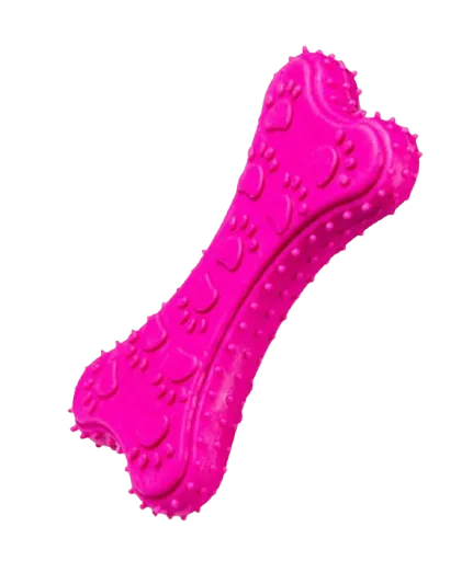 Barry King hračka pre psy - kosť pre šteňa ružová XS 10cm