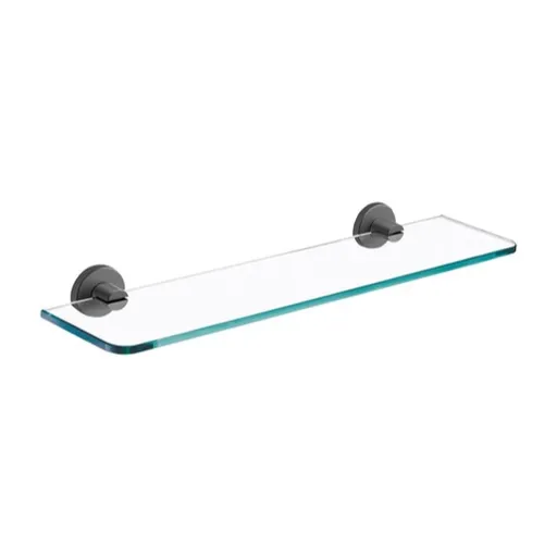 Novaservis Smile polička gun metal ASM13GM