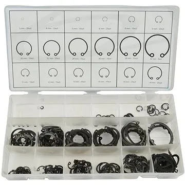 GEKO - Poistné krúžky, súprava 300 ks, pr. 3 -32 mm (G02803)