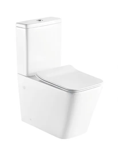 OLSEN SPA - Kombi WC orloja RIMLESS sa SLIM sedadlom Soft-close OLKLT2093A