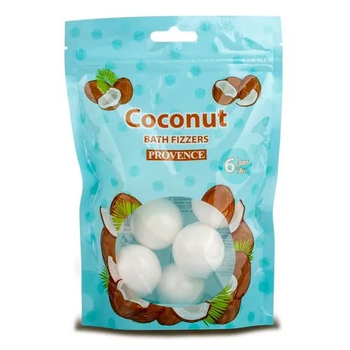 Provence Šumivá bomba do kúpeľa Kokos, 6 ks