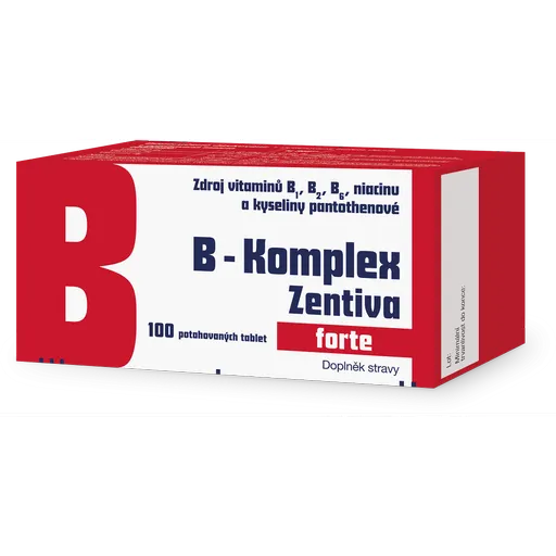 ZENTIVA B-komplex forte 100 poťahovaných tabliet