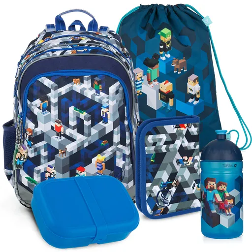 Topgal Školský set ELLY 19014 SET 5IN1