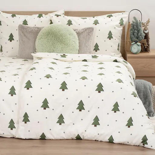 4Home Flanelové obliečky Little Trees, 160 x 200 cm, 70 x 80 cm