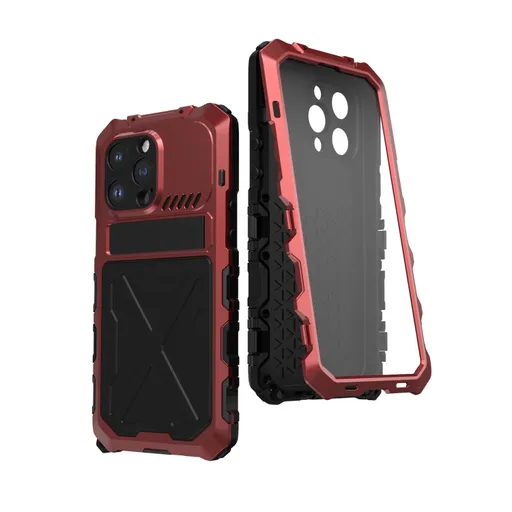 R-JUST SOLID Extra odolný kryt Apple iPhone 14 červený