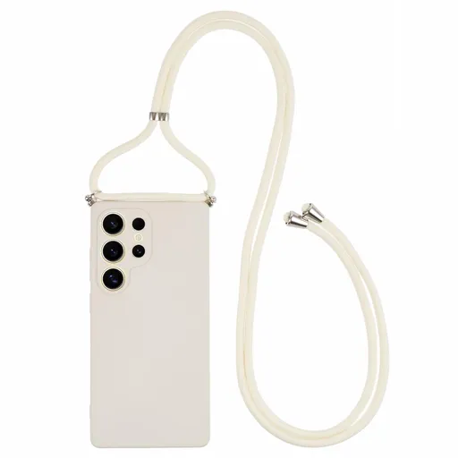 ROPE Kryt so šnúrkou Samsung Galaxy S25 Ultra 5G biely