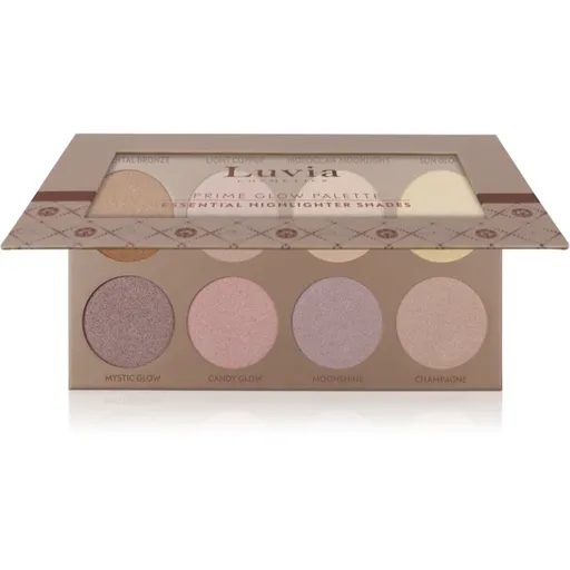Luvia Cosmetics Prime Glow Vol. 1 paleta rozjasňovačov 8x3,3 g