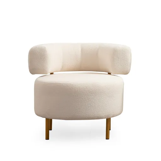 Kreslo River Round White