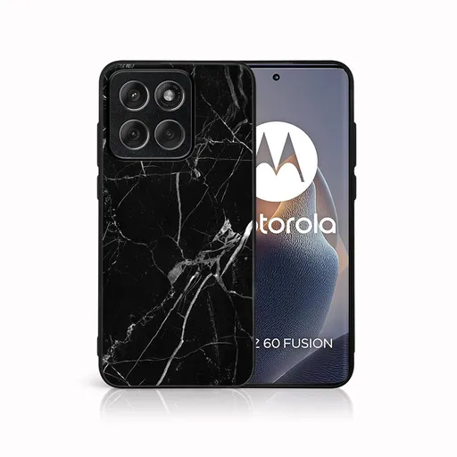 MY ART Ochranný kryt pre Motorola Edge 60 / Edge 60 Fusion BLACK MARBLE (142)