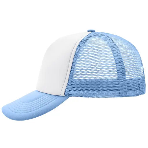 Myrtle Beach (Daiber) 5 panelová šiltovka MB070 - Biela / svetlomodrá | uni