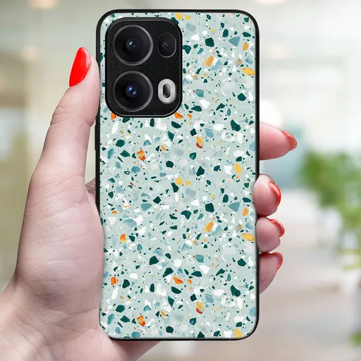 MY ART Ochranný kryt pre Oppo Reno13 Pro 5G BLUE TERRAZZO (164)