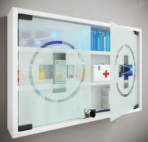 Lékárnička VCM „Hustila M“, bílá