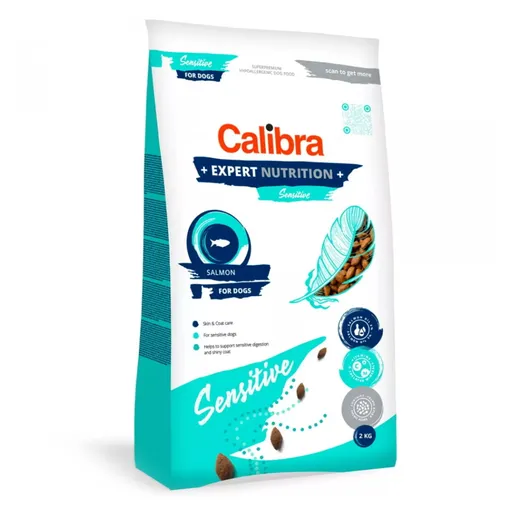 CALIBRA Expert Nutrition Sensitive Granuly pre psov, Hmotnosť balenia (g): 2 kg
