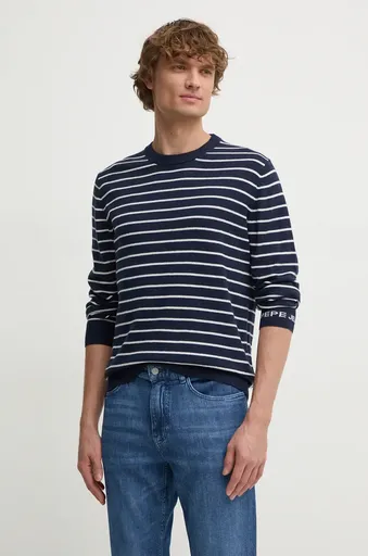 Sveter s prímesou vlny Pepe Jeans NEW ANDRE STRIPES