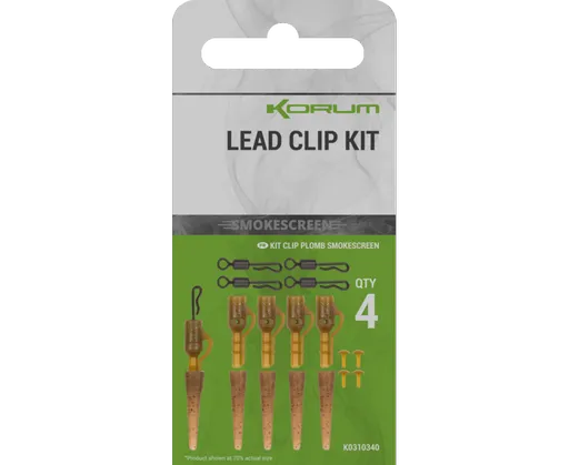 Korum montáž smokescreen lead clip kit