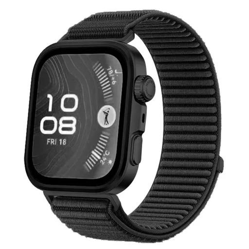 NYLON Vymeniteľný remienok pre Huawei Watch Fit 4 / Fit 4 Pro čierny