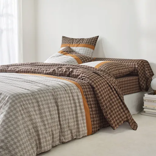 Bavlnená posteľná bielizeň Pierre s potlačou kohútej stopy