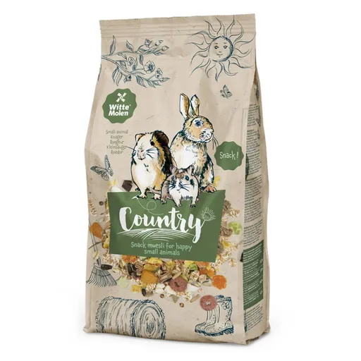 WITTE MOLEN Country Snack Muesli pre králiky a drobné hlodavce 800 g