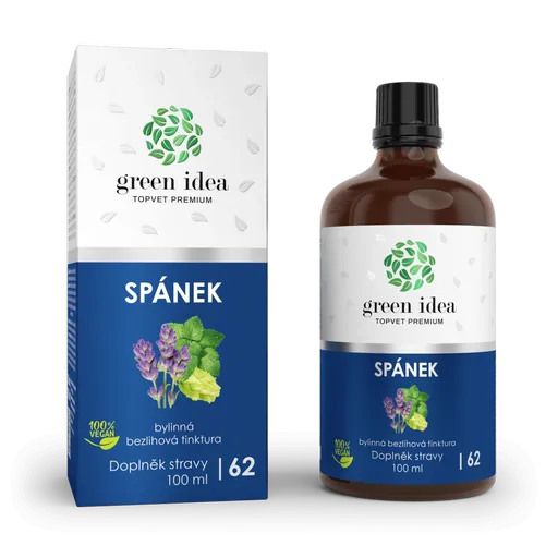 Spánok - bezliehová tinktúra 100 ml - Green idea