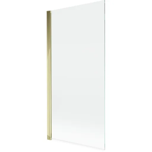 MEXEN - MIST vaňová zástena 90x150 cm 6mm 1-s, zlatá, číra 8A9-090-001-50-00