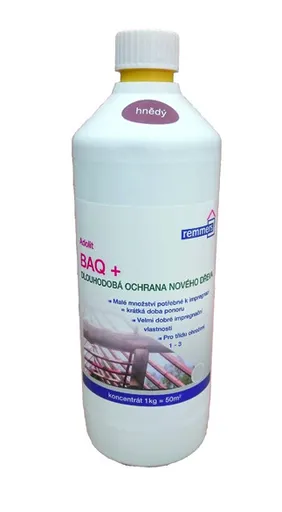REMMERS ADOLIT BAQ + - Prípravok pre dlhodobú ochranu dreva (farblos - bezfarebný, 1 kg)