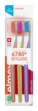 Elmex Swiss Made zubné kefky ultra soft 3 ks