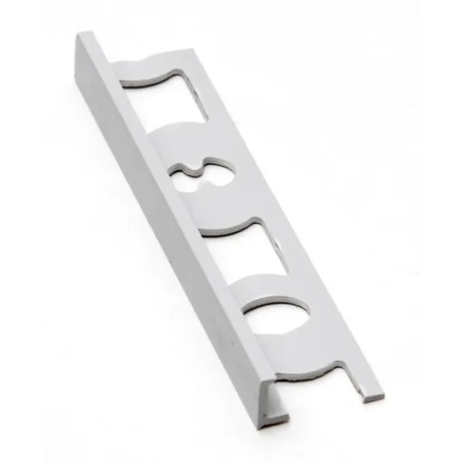 Lišta ukončovací "L" Profil-EU svetlo sivá, PVC, dĺžka 250 cm, výška hrany 10 mm, LL102503