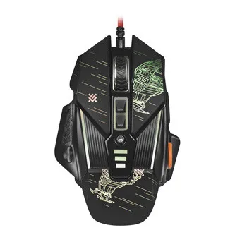 Defender sTarx GM-390L Myš drôtová, čierna, 3200DPI