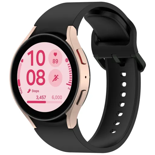 SILICONE Vymeniteľný remienok pre Samsung Galaxy Watch 7 ( 40mm / 44mm ) čierny