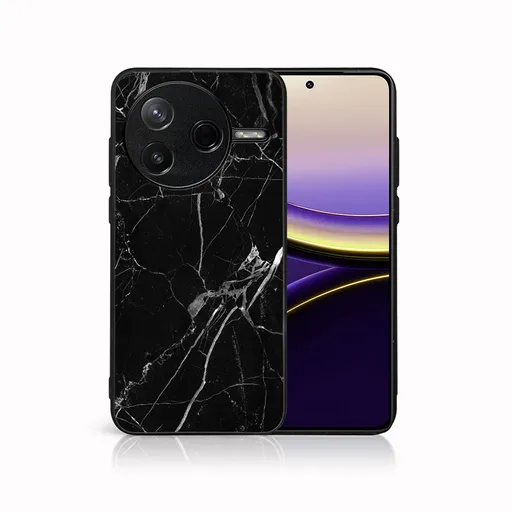 MY ART Ochranný kryt pre Xiaomi Poco F7 Pro BLACK MARBLE (142)