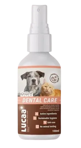 LUCAA+ Dental Care roztok na dentálnu hygienu pre zvieratá 100 ml