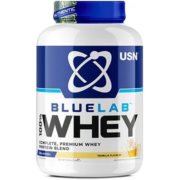 USN BlueLab 100 % Whey Premium Protein, 2 000 g, vanilka (6009544910732) + ZDARMA Shaker USN